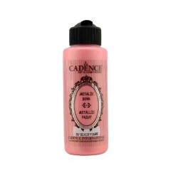 Cadence 207 Şeker Pembe Metalik Sedefli Akrilik Boya 120ML - 