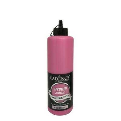 Cadence H025 Fuşya Hybrid Multisurfaces Akrilik Boya 500ML - 1