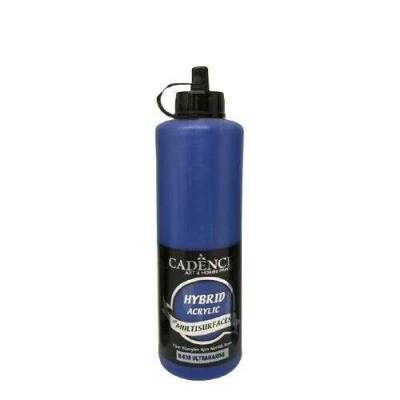 Cadence H038 Ultramine Hybrid Multisurfaces Akrilik Boya 500ML - 1
