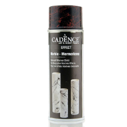 Cadence Kırmızı Silver Sprey Mermer Efekti 200 ML - 