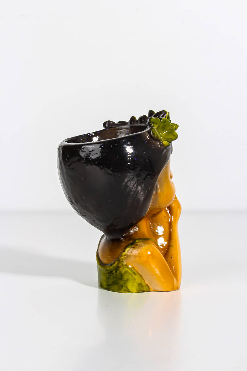 Taç Detaylı Kız Figürü Beton Taş Tozu Silikon Kalıbı KHB109 - 3