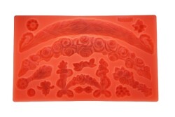 Çiçekli ve Çıtalı Dekor Kalıbı PANO-117 - 