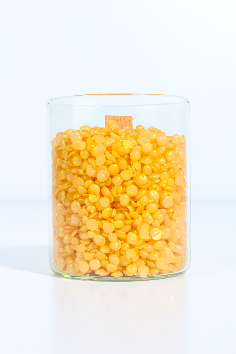 Altın Dekoratif İnci Mum 500GR - 