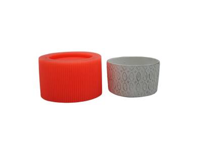 Desenli Beton Saksı Kalıbı KHB98 - 1