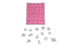 Desenli Harf Silikon Kalıbı H-08 - 