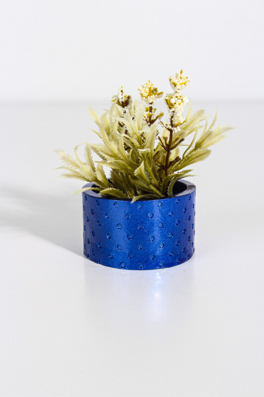 Desenli Silindir Sukulent Beton Taş Tozu Silikon Kalıbı KHB133 - 3