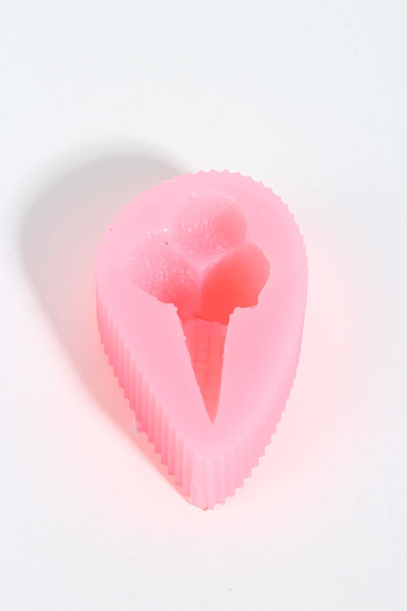 Dondurma Külah Detaylı Silikon Mum Kalıbı KHPANO119 - 3