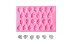 El Yazısı Balon Harf Silikon Kalıbı H-15 - 