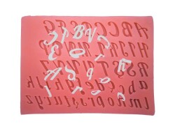 El Yazısı Büyük ve Küçük Harf Silikon Kalıbı H-34 - 