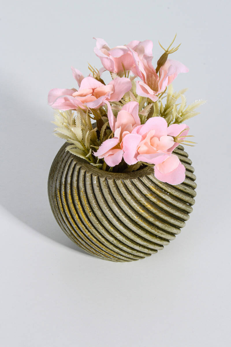 Elips Sukulent Beton Taş Tozu Silikon Kalıbı KHB31 - 2