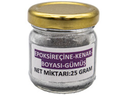 Epoksi Reçine Kenar Boyası Gümüş 25 GR - 