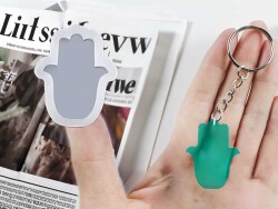 Fatmanın Eli Anahtarlık Epoksi Reçine Kalıbı KHE506 - 