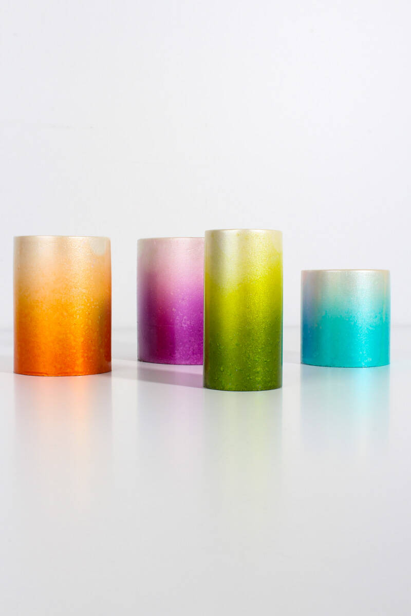 Silindir Silikon Mum Kalıbı KHM262 - 3