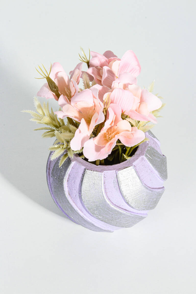 Spiral Sukulent Beton Taş Tozu Silikon Kalıbı KHB38 - 2