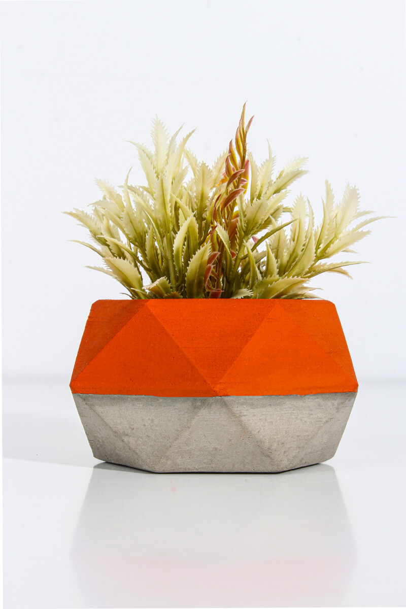 Geometrik Sukulent Beton Taş Tozu Silikon Kalıbı KHB53 - 