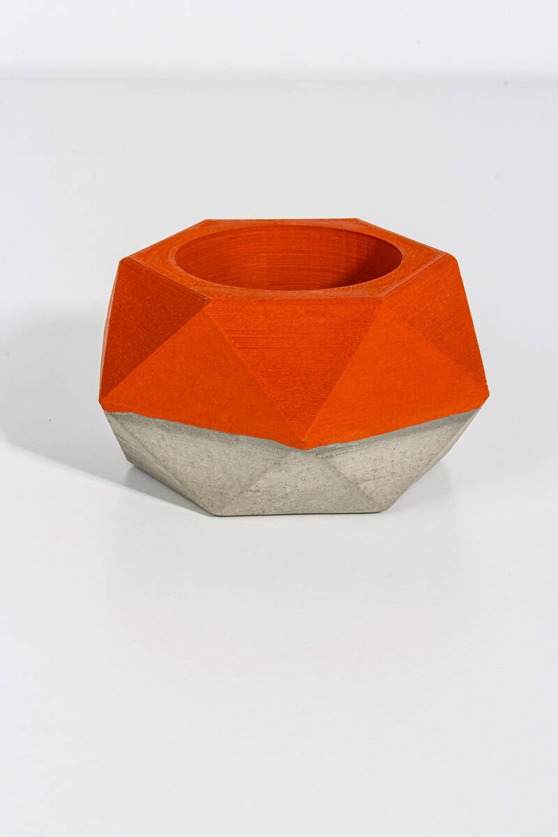 Geometrik Sukulent Beton Taş Tozu Silikon Kalıbı KHB53 - 3