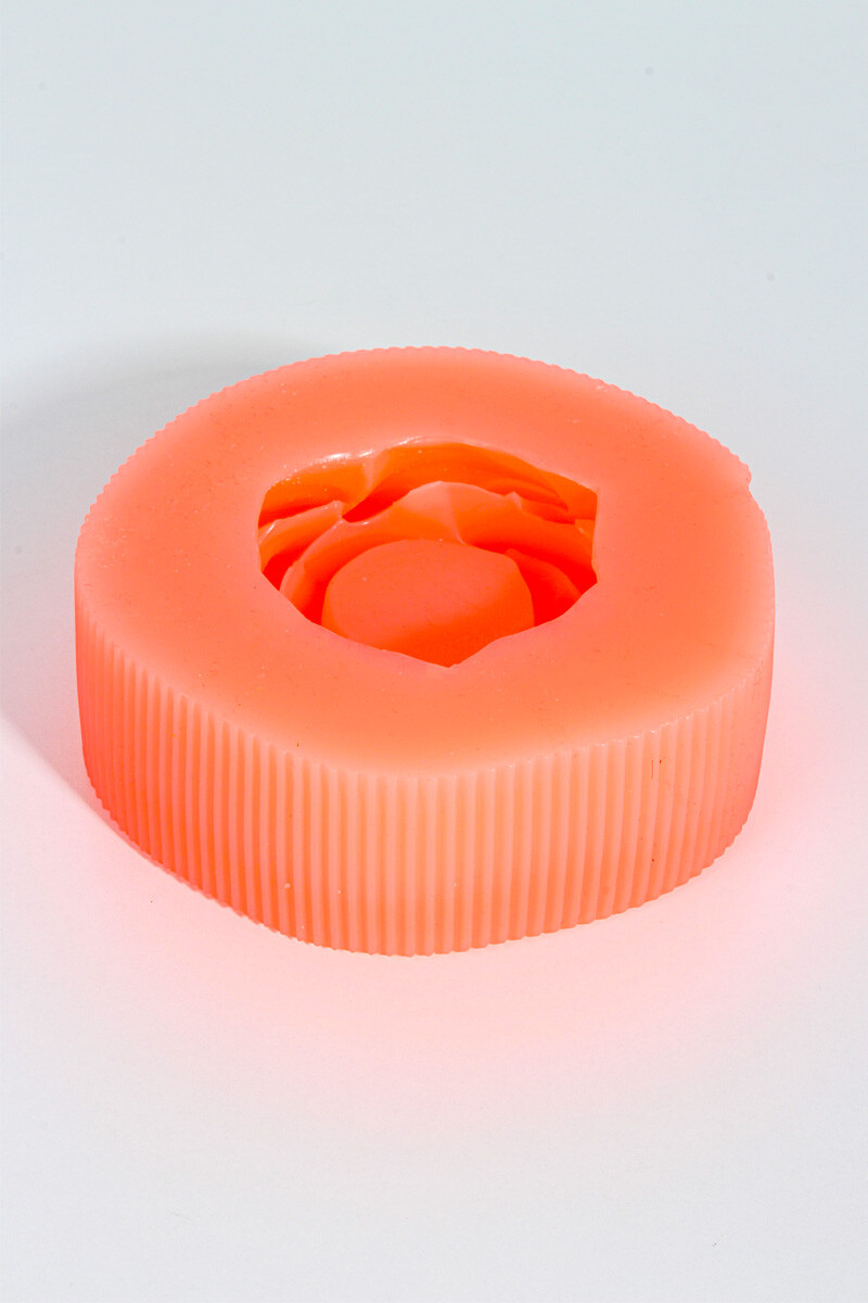 Gül Mumluk Beton Taş Tozu Silikon Kalıbı KHB93 - 6