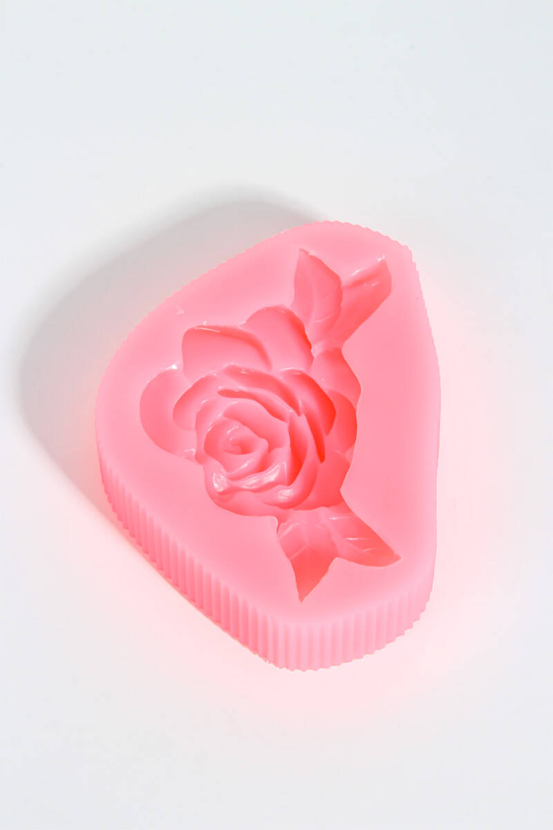 Gül Yaprak Detaylı Silikon Mum Kalıbı KHM291 - 3