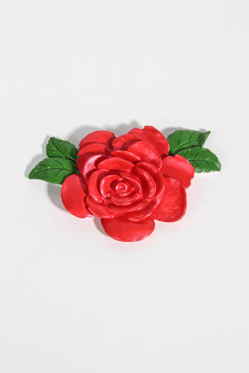 Gül Yaprak Detaylı Silikon Mum Kalıbı KHM291 - 2