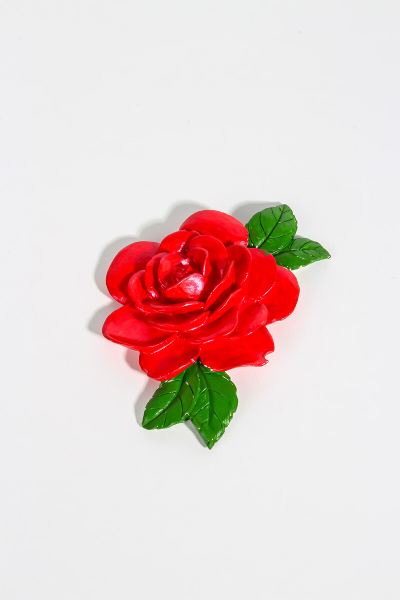 Gül Yaprak Detaylı Silikon Mum Kalıbı KHM291 - 