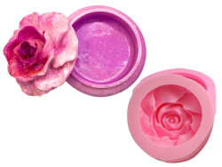 Güllü Kapaklı Beton Taş Tozu Silikon Kalıbı KHGUL21 - 