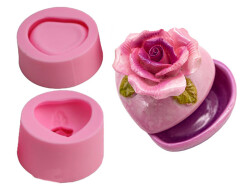 Güllü Kutu Silikon Kalıbı KHKU01 - 