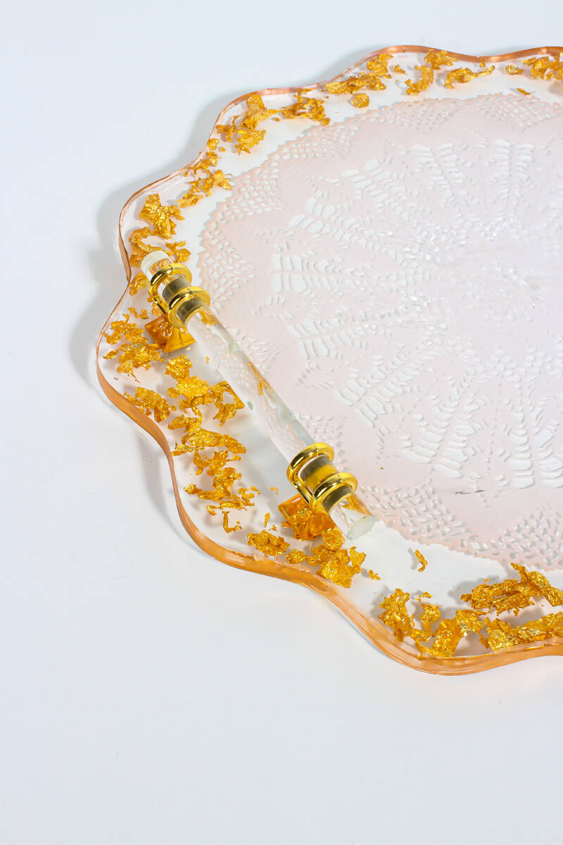 Güneş Model Büyük Boy Tepsi Epoksi Reçine Kalıbı KHE620 - 2