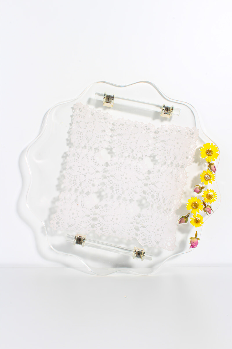 Güneş Model Küçük Boy Tepsi Epoksi Reçine Kalıbı KHE621 - 4