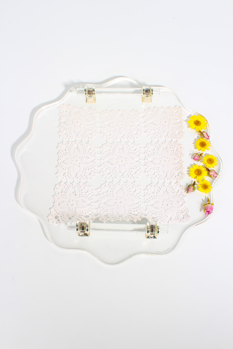 Güneş Model Küçük Boy Tepsi Epoksi Reçine Kalıbı KHE621 - 6