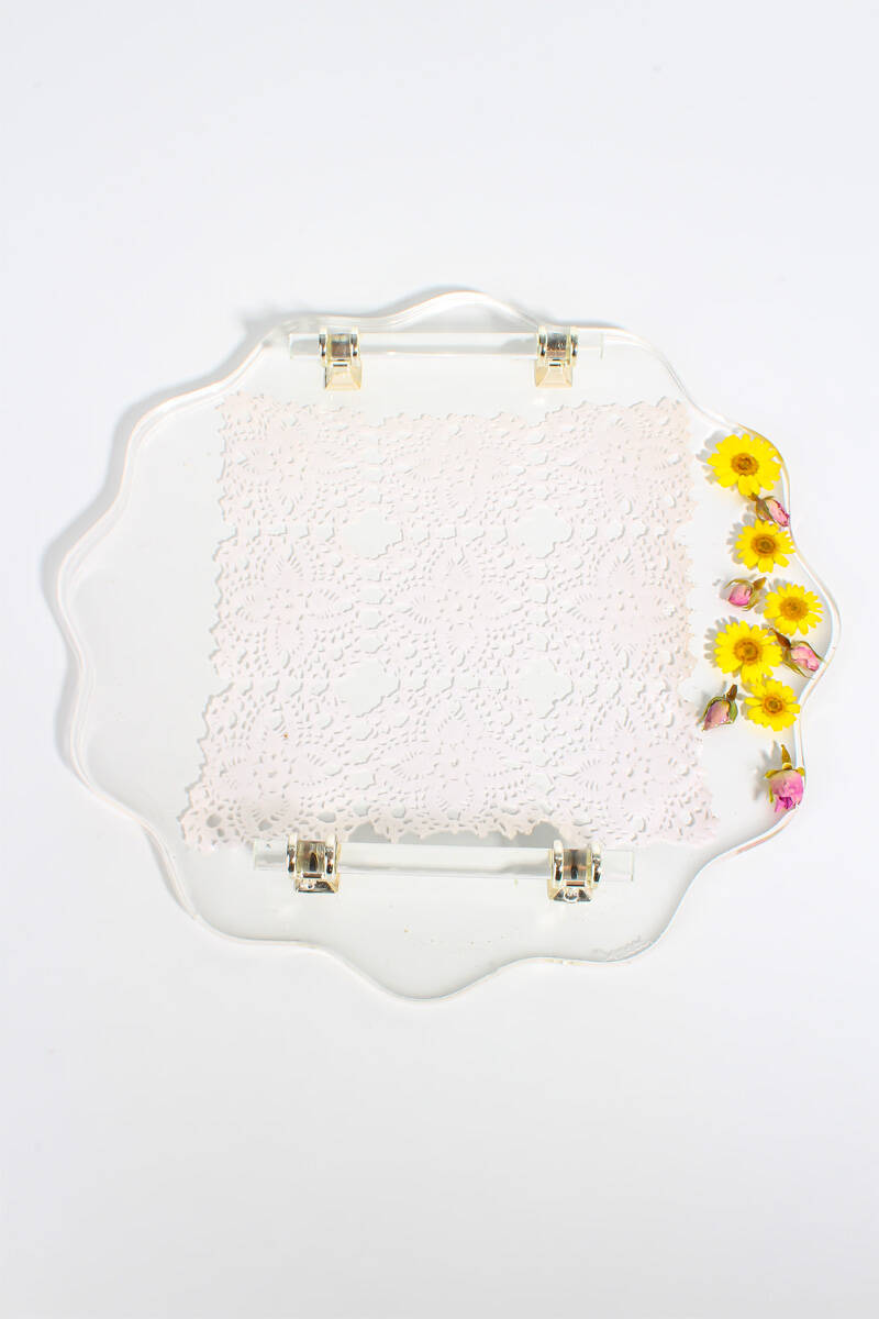 Güneş Model Küçük Boy Tepsi Epoksi Reçine Kalıbı KHE621 - 6