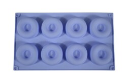 Halka Desenli 8'li Silikon Kek Kalıbı KHK091 - 3