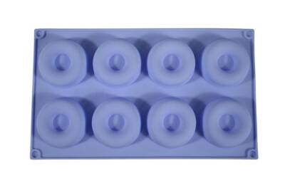 Halka Desenli 8'li Silikon Kek Kalıbı KHK091 - 1