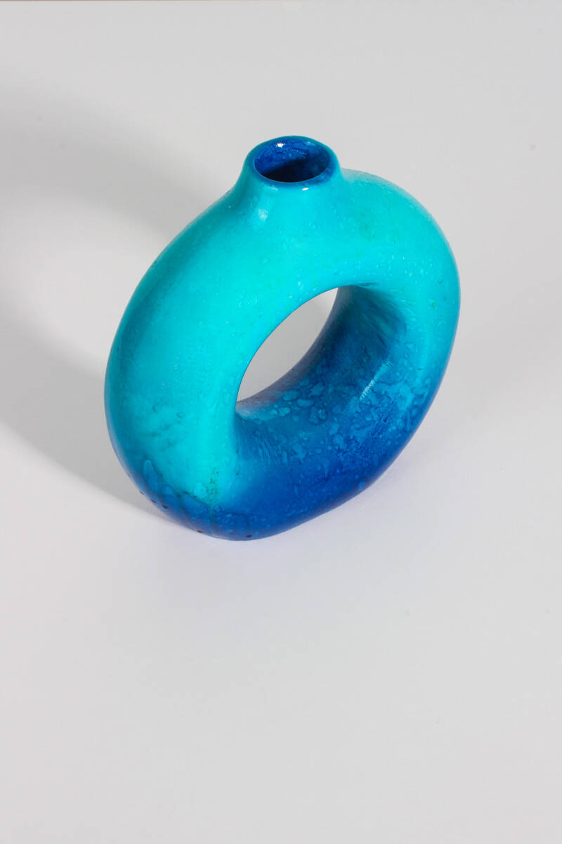 Halka Vazo Beton Taş Tozu Silikon Kalıbı KHB107 - 3