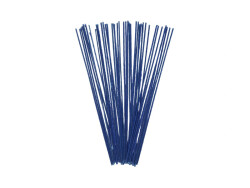 Hazır Mum Fitili Mavi 25 Cm 40 Adet / 10 Metre - 