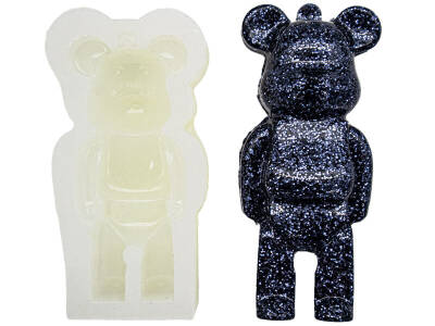 Hazır Ol Ayıcık Orta Boy Epoksi Reçine Kalıbı KHE783 - 1