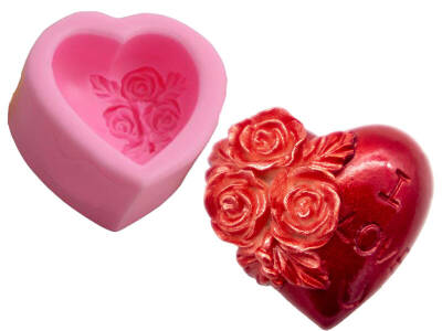 I Love You Kalp Silikon Kalıbı KHGUL03 - 1