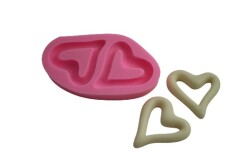 İkili Kalp Silikon Kalıbı KHKA01 - 