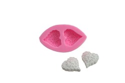 İkili Kalp Silikon Kalıbı KHKA05 - 