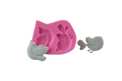 İkili Kuş Silikon Kalıbı HA-35 - 