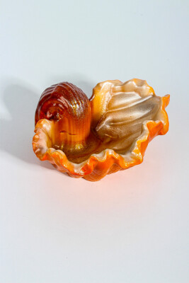 İstiridye Biblo Dekoratif Beton TaşTozu Silikon Kalıbı KHB115 - 3