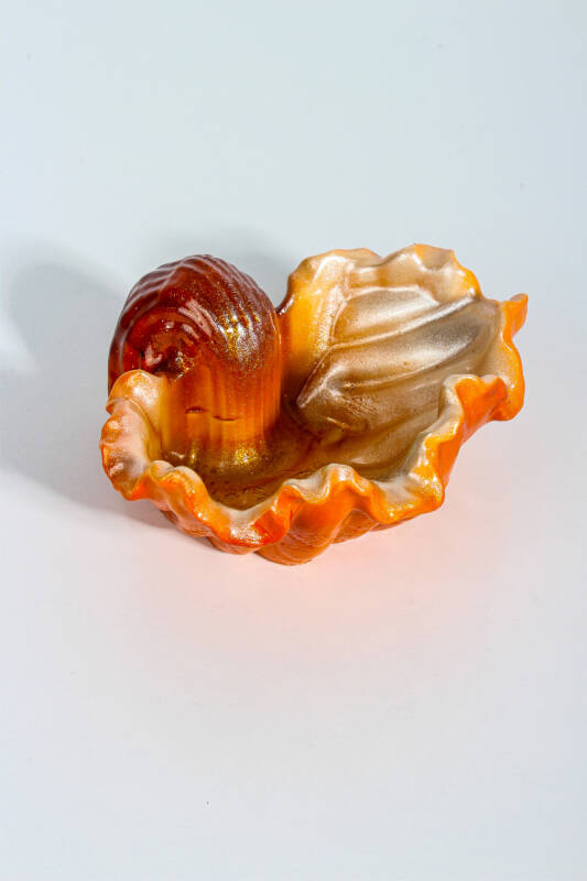 İstiridye Biblo Dekoratif Beton TaşTozu Silikon Kalıbı KHB115 - 3