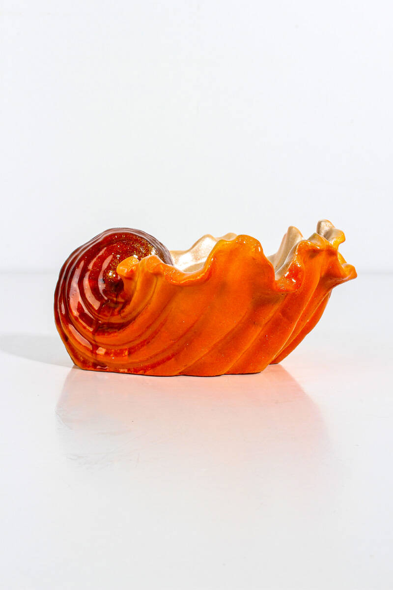 İstiridye Biblo Dekoratif Beton TaşTozu Silikon Kalıbı KHB115 - 1