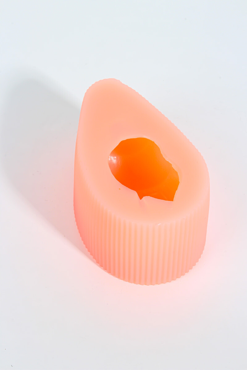 Deniz Salyangoz Kabuğu Mumluk Beton Taş Tozu Silikon Kalıbı KHMUM12 - 4