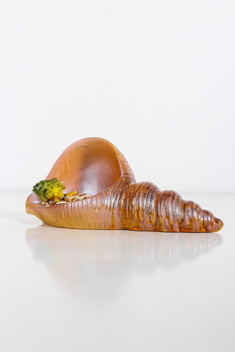 Deniz Salyangoz Kabuğu Mumluk Beton Taş Tozu Silikon Kalıbı KHMUM12 - 