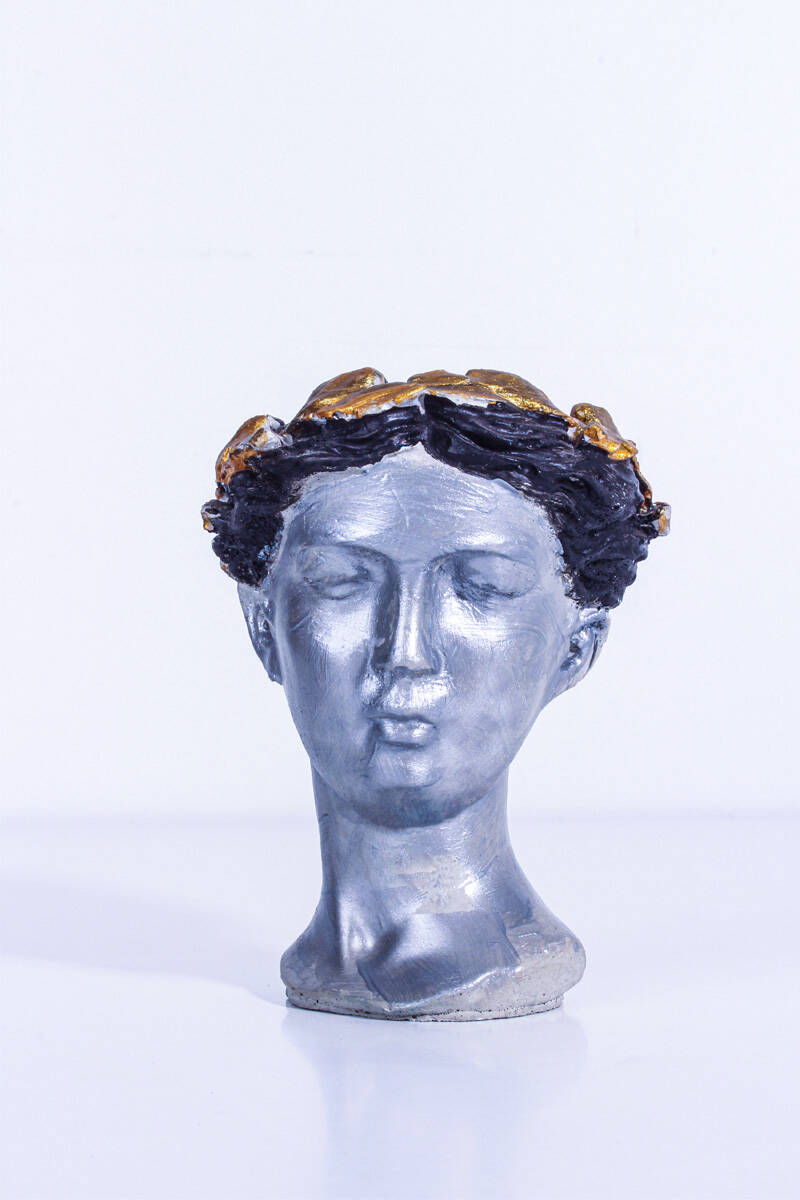 Helen Büst Beton Taş Tozu Silikon Kalıbı KHB29 - 1