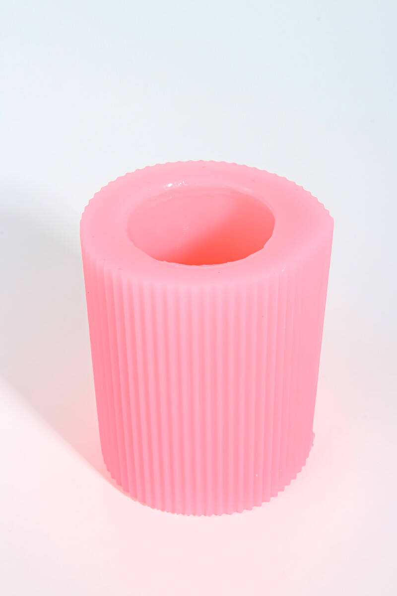 Kalp Detaylı Melek Silikon Mum Kalıbı KHM312 - 4