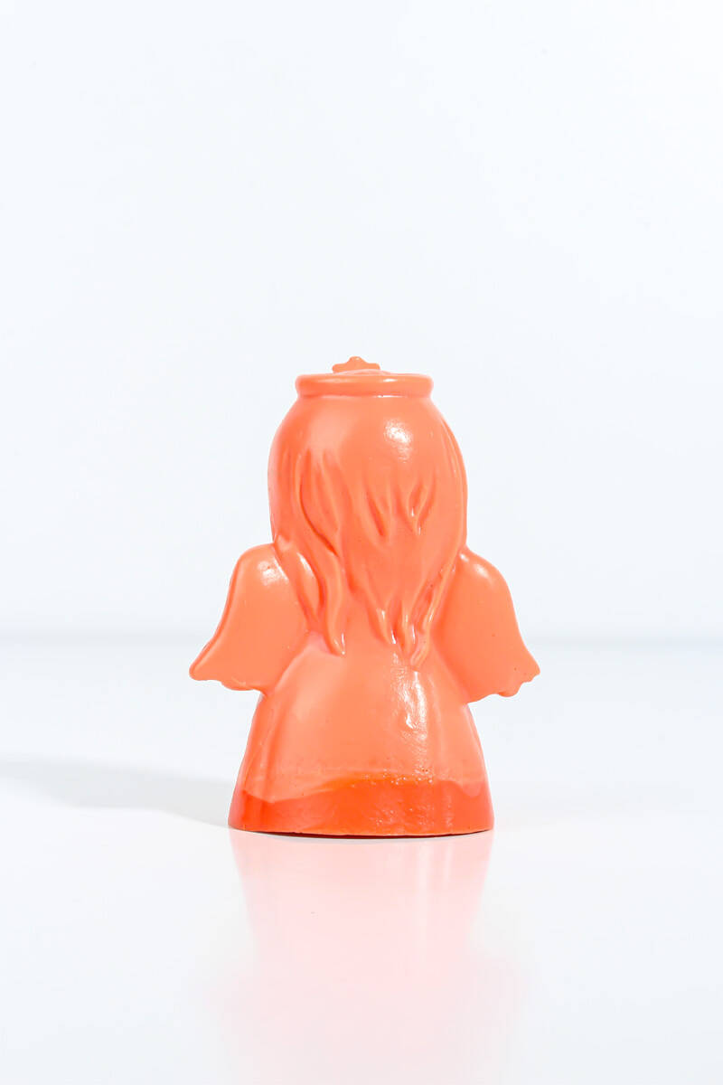 Kalp Detaylı Melek Silikon Mum Kalıbı KHM312 - 2