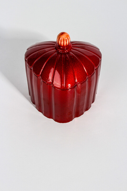 Kalp Kapaklı Kutu Beton Taş Tozu Silikon Kalıbı KHB113 - 3