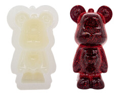 Kalpli Ayıcık Epoksi Reçine Kalıbı KHE791 - 