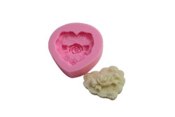 Kalpli Gül Silikon Kalıbı GÜL-14 - 